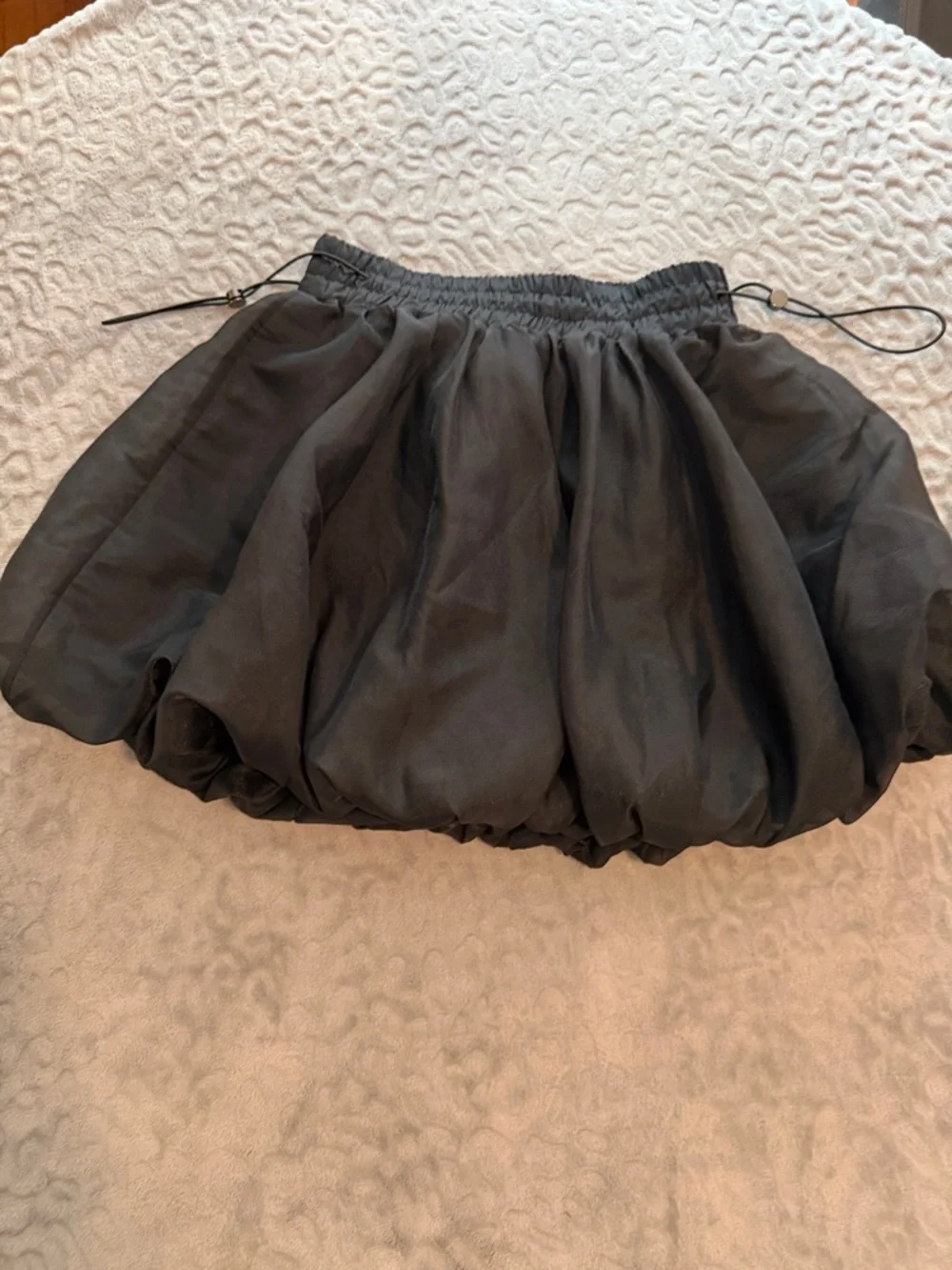 Women's Black Bubble Skirt - Voluminous Skater Style